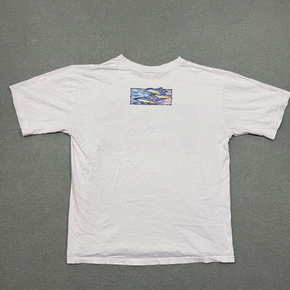 Vintage CrazyShirt Dolphin T-Shirt Large - Picture 5 of 7